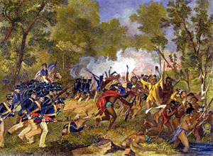 Battle of Tippecanoe by Alonzo Chappel