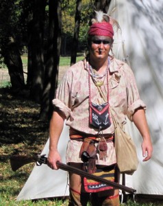 Woodland Indian Reenactor